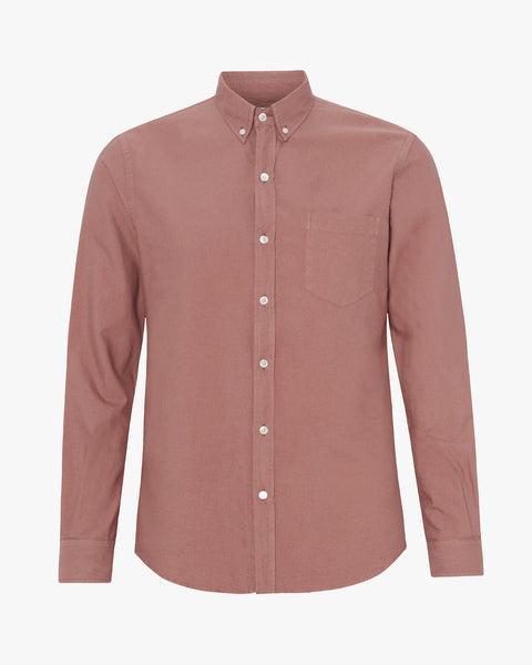 Organic Button Down Shirt - Rosewood Mist Product Image