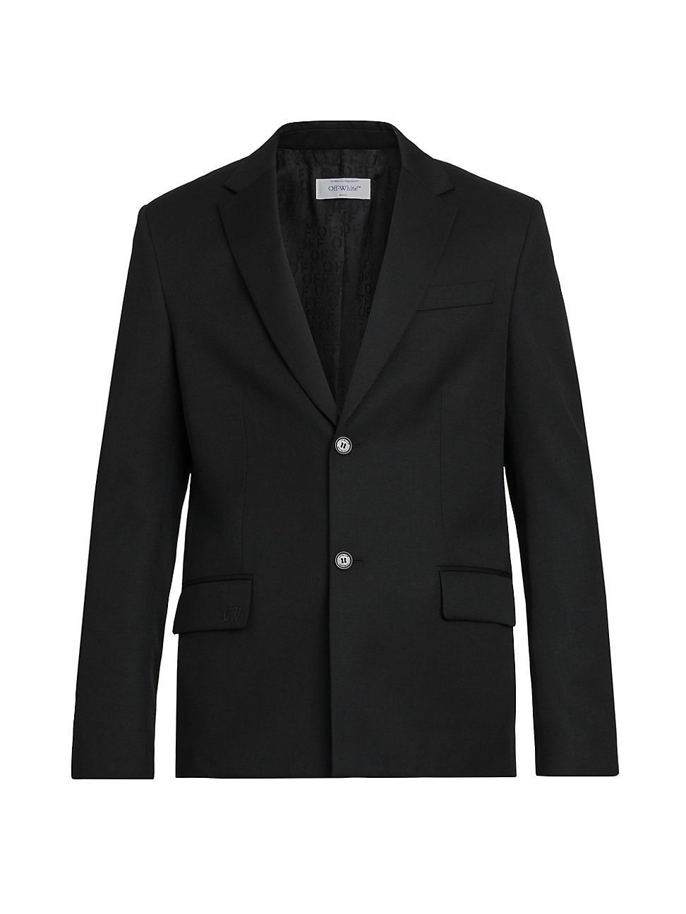 Mens Wool Two-Button Blazer Product Image