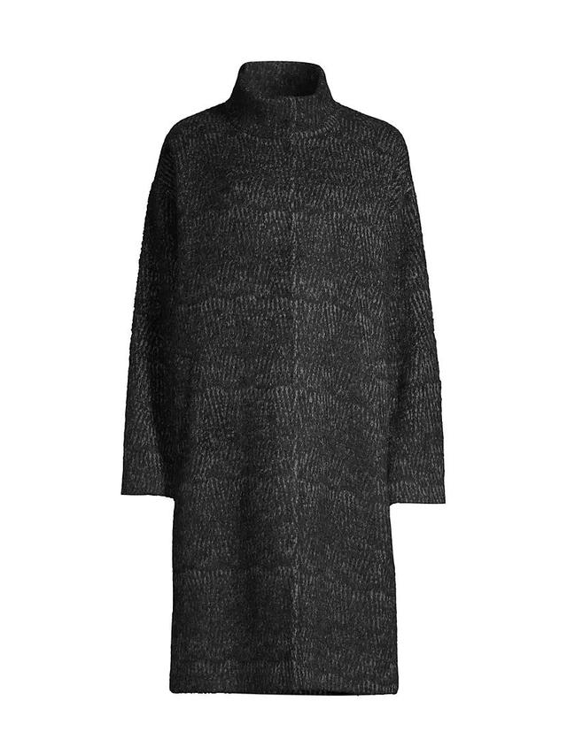 Brushed Mélange Alpaca-Blend Coat Product Image