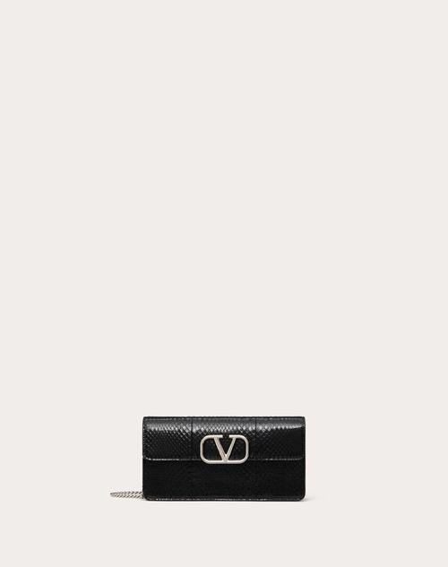 VLOGO SIGNATURE AYERS LEATHER WALLET WITH CHAIN Product Image