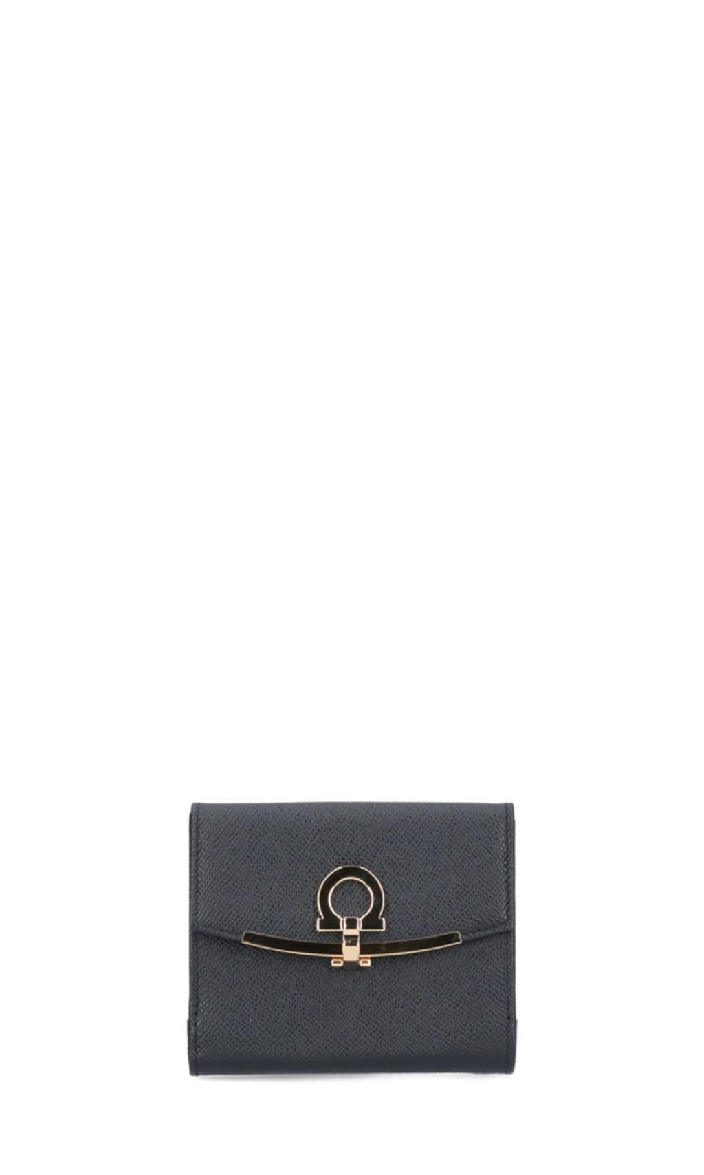 'gancini' Small Wallet In Black   Product Image