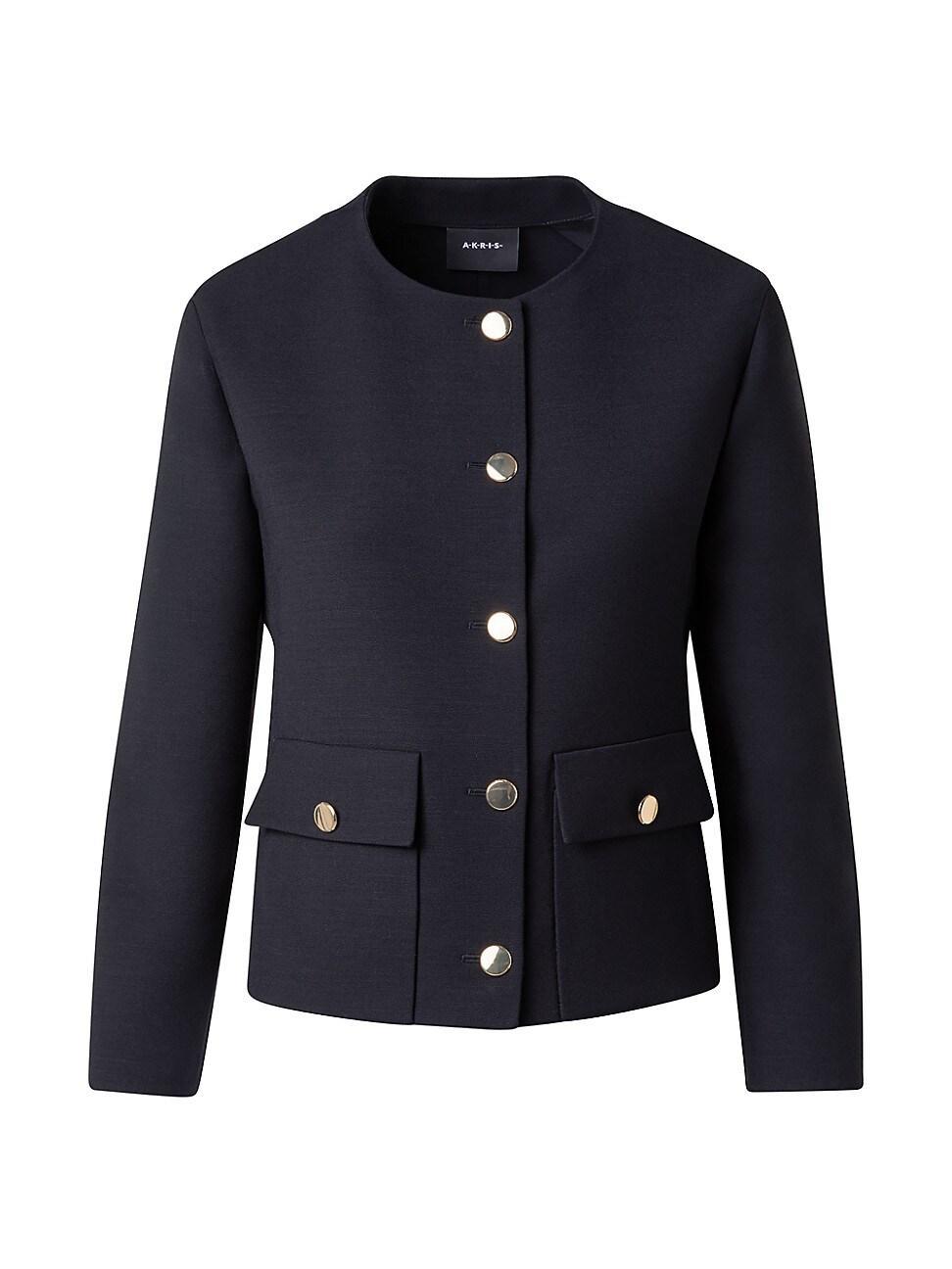 Womens Double-Face Wool Jacket Product Image