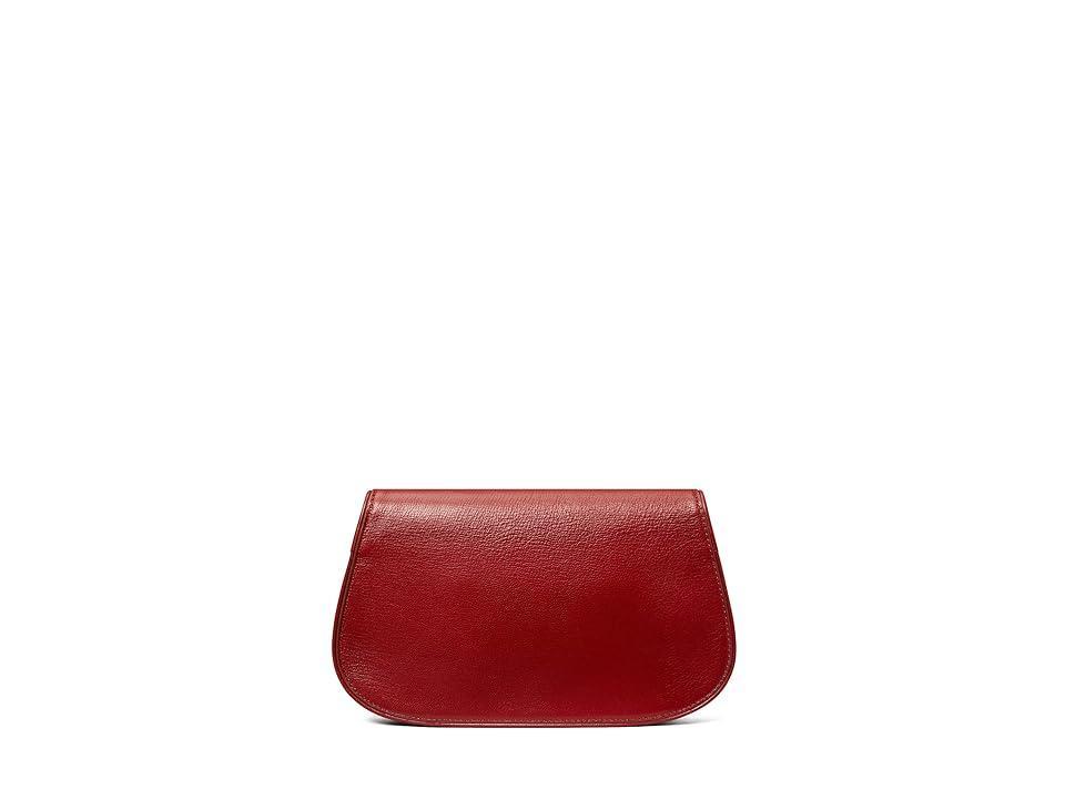 Womens Reva Leather Clutch-On-Chain Product Image