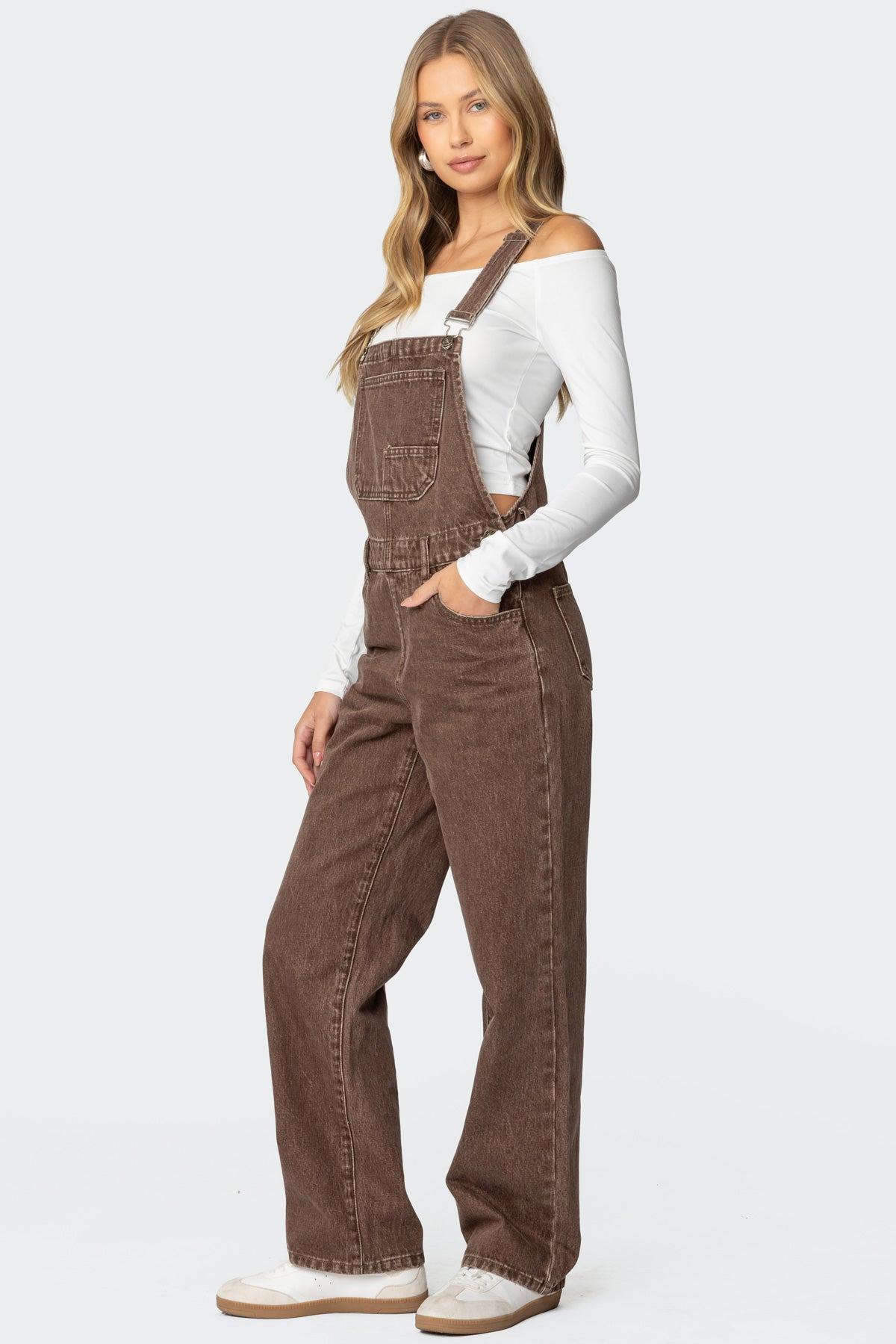 Rosemary Denim Overalls Product Image