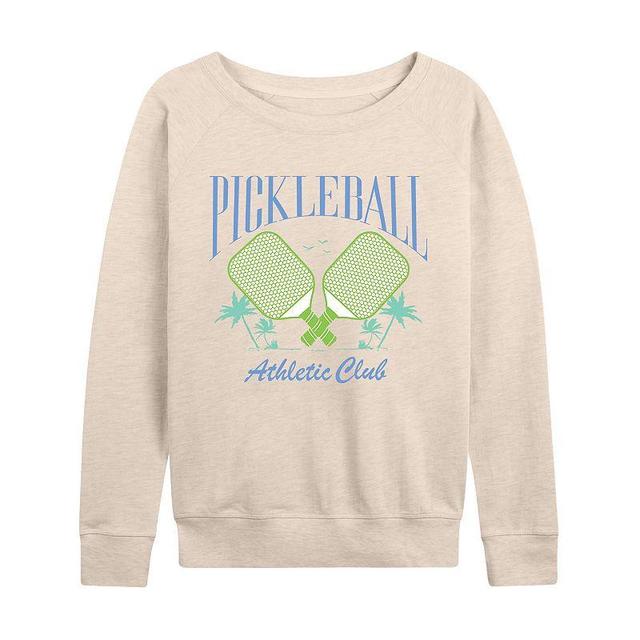 Womens Pickleball Athletic Club Slouchy Graphic Sweatshirt, Girls Product Image