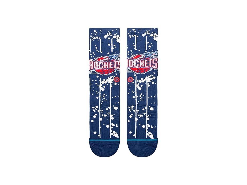 Stance Overspray Houston Rockets Crew Cut Socks Shoes Product Image