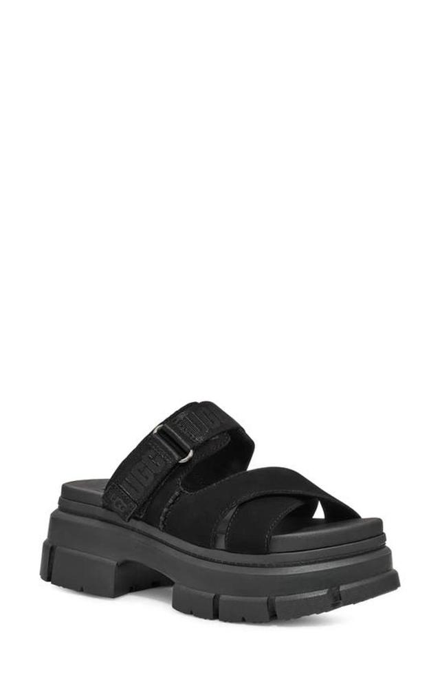 Ashton Lug Sandal In Black Product Image