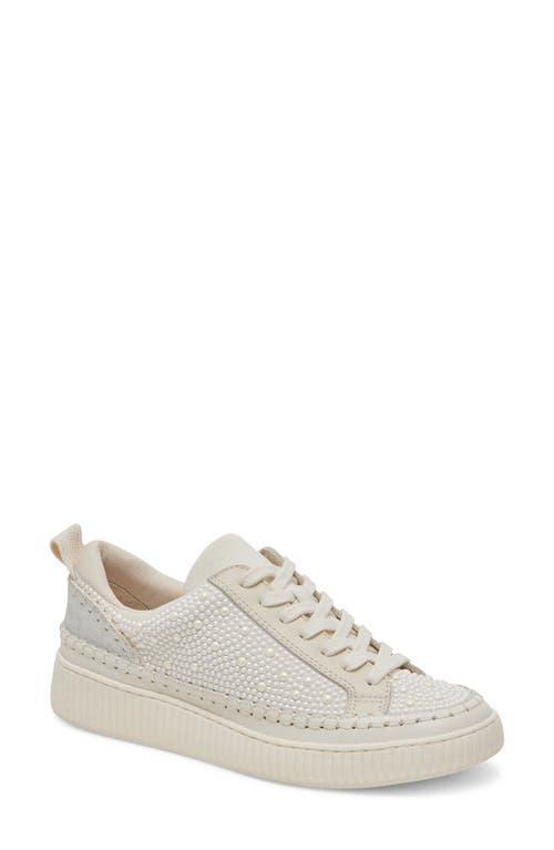 Dolce Vita Nicona Imitation Pearl Platform Sneaker Product Image