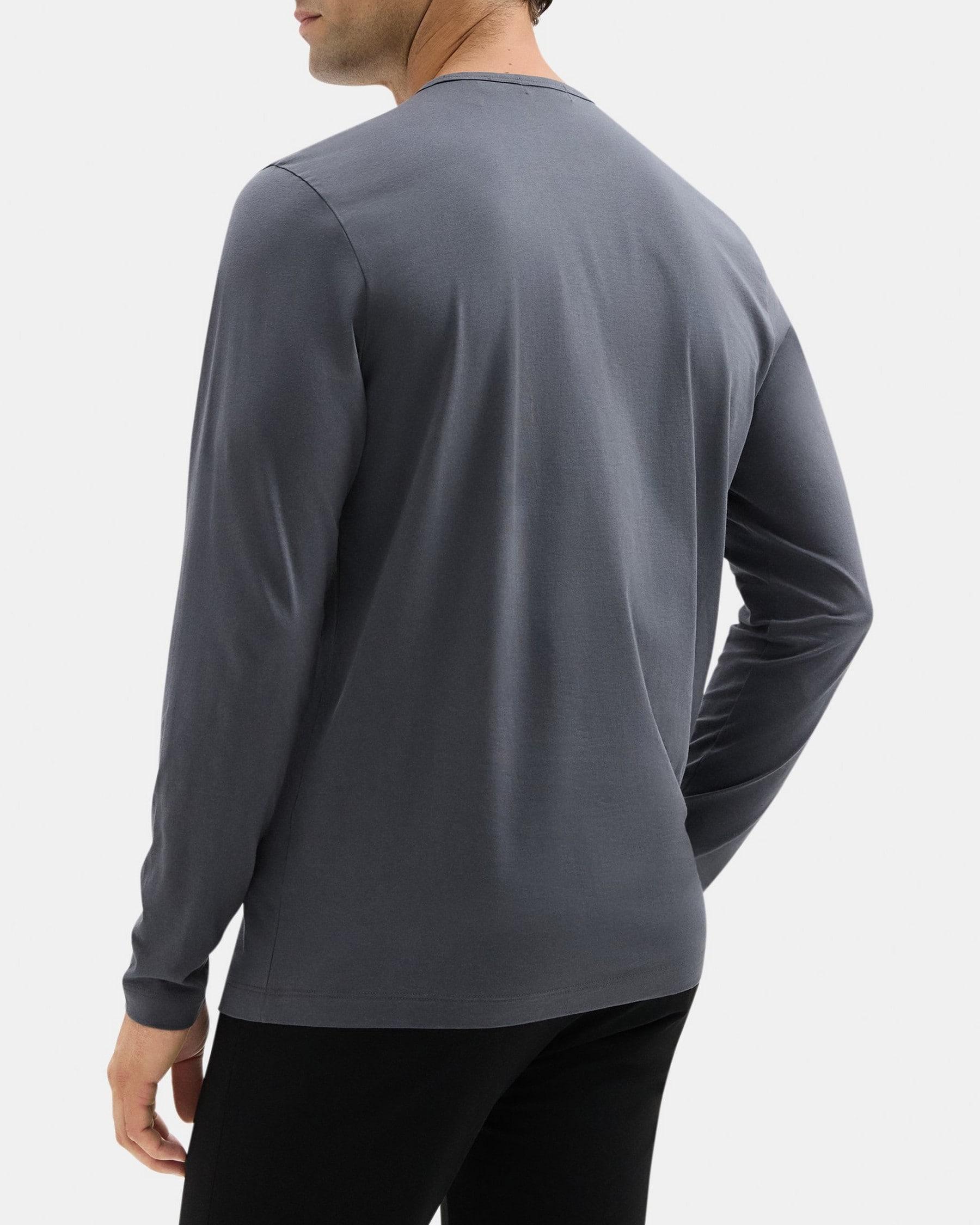 Relaxed Long-Sleeve Tee in Organic Cotton Product Image