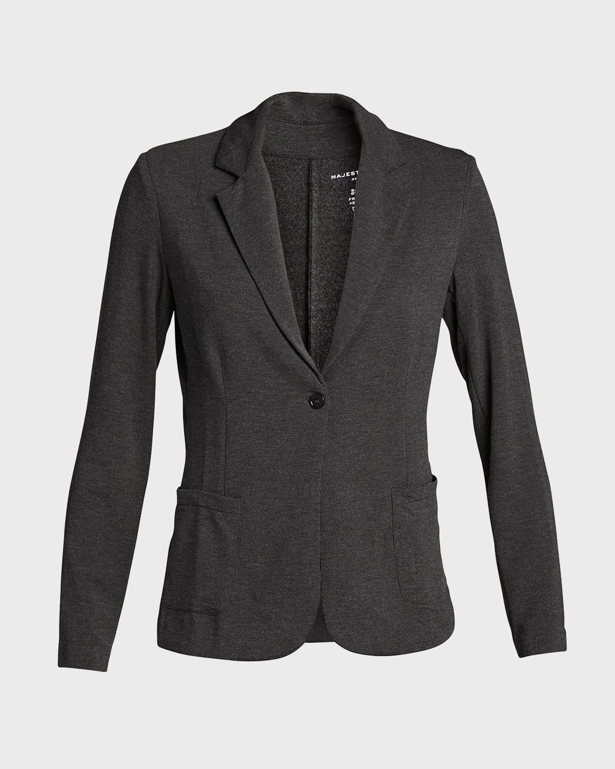 Womens Stretch Single-Breasted Blazer Product Image