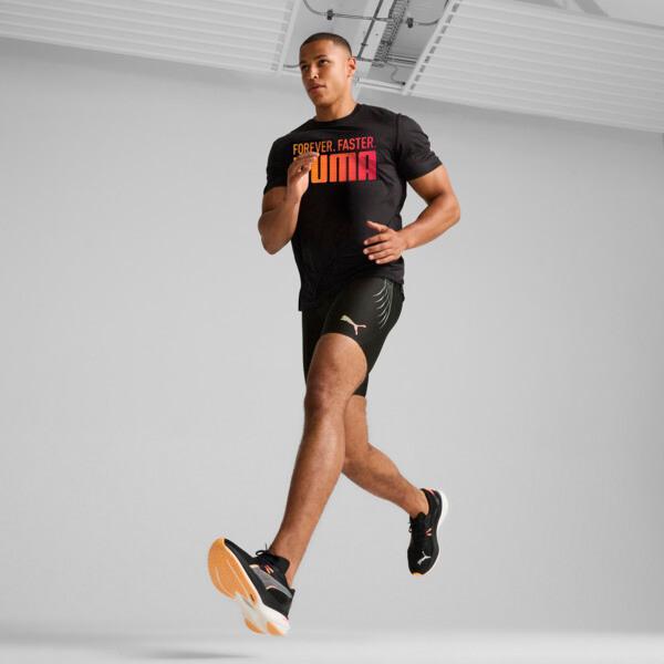 PUMA Deviate NITROâ¢ 3 Men's Running Shoes in Black/Sun Stream Product Image