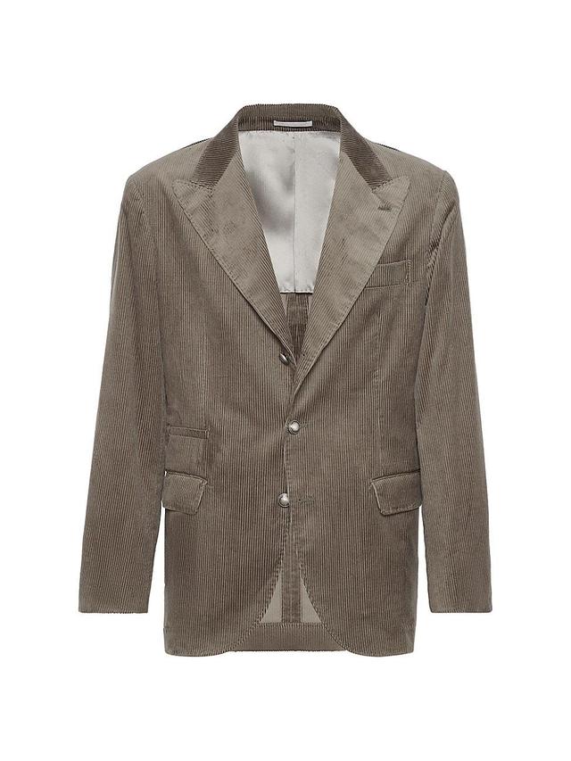 Mens Sea Island Cotton Corduroy Deconstructed Blazer Product Image