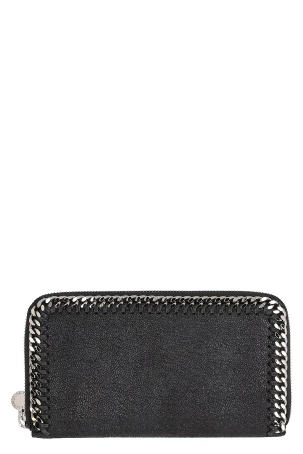 Falabella Zip Around Wallet In Black Product Image