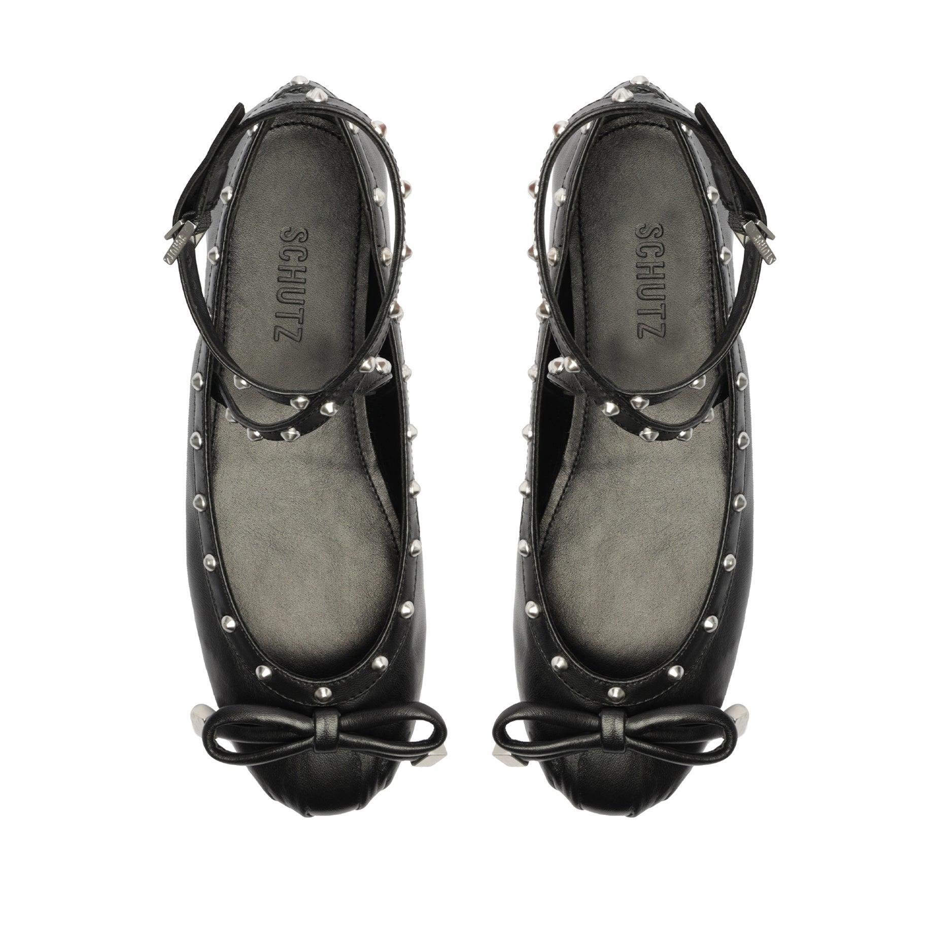 Larissa Nappa Leather Flat Female Product Image