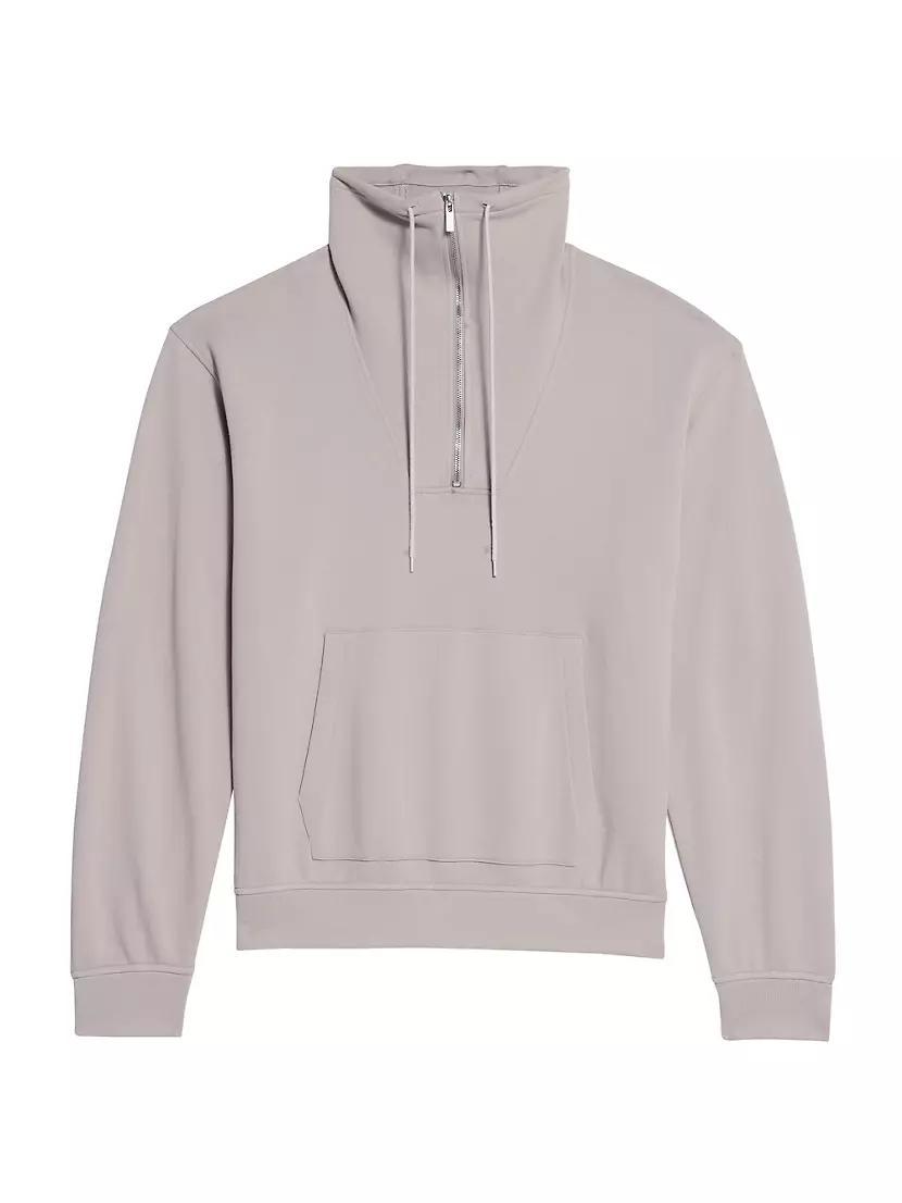 Funnel Neck Half-Zip Sweatshirt Pullover Product Image