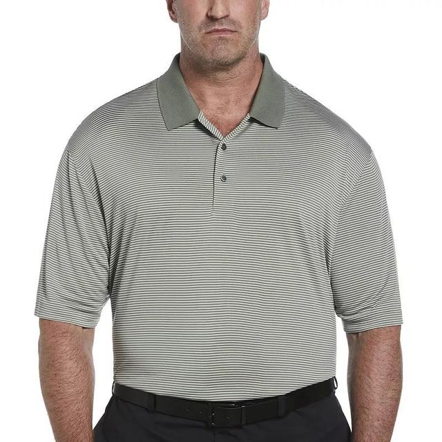 Big & Tall Grand Slam Off Course Regular-Fit Striped Performance Golf Polo, Mens Product Image