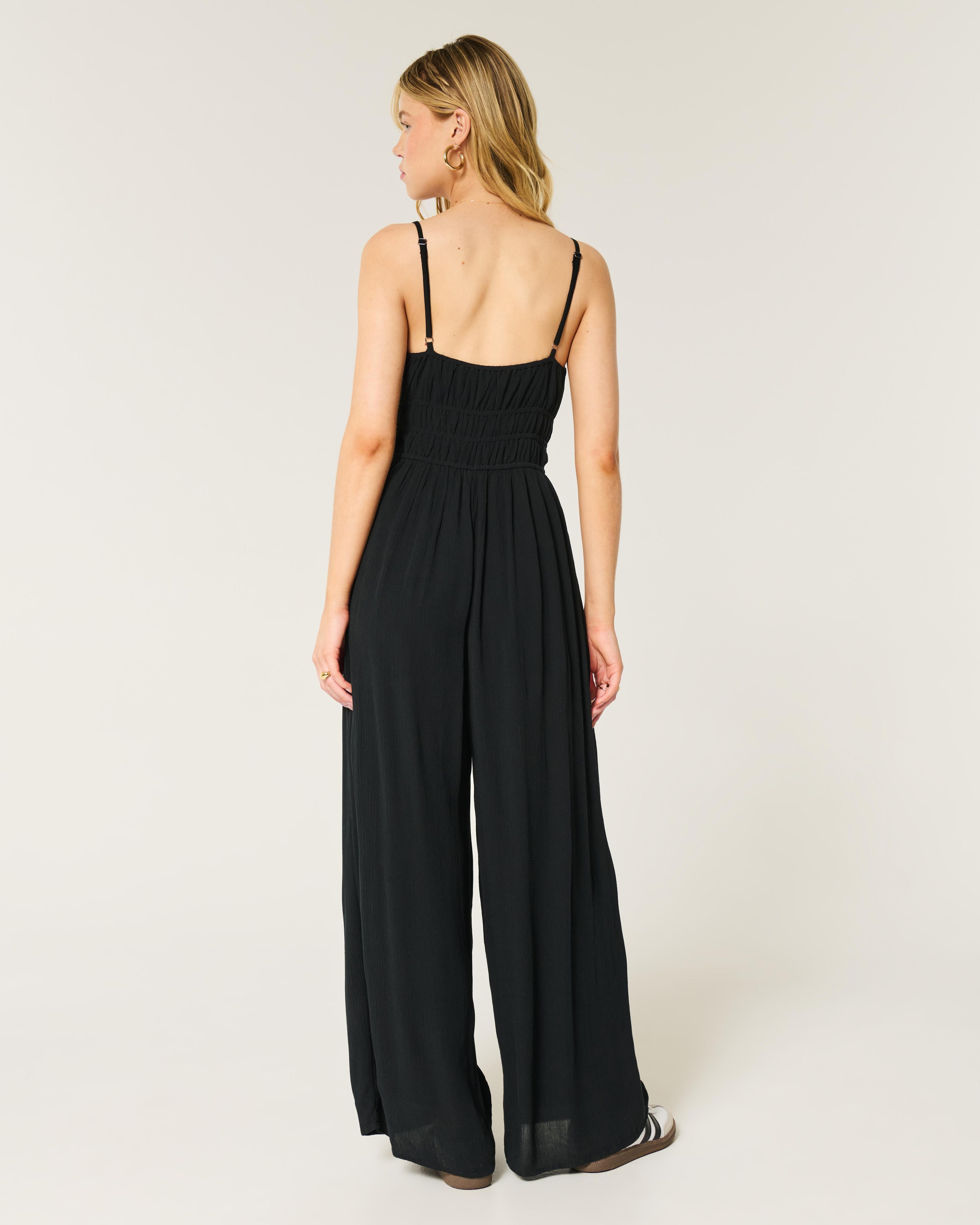 Tie-Front Jumpsuit Product Image