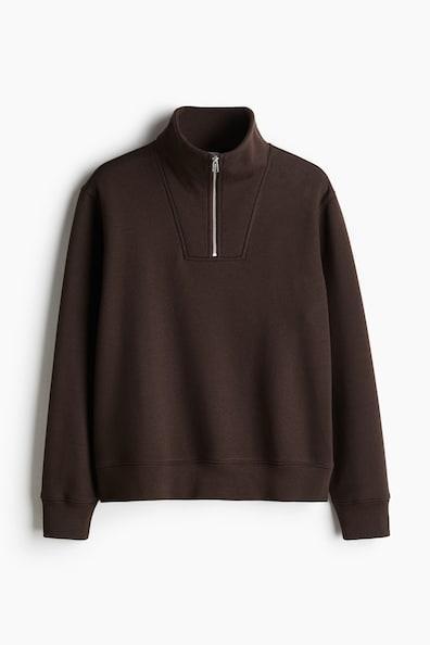 Regular Fit Half-Zip Sweatshirt Product Image