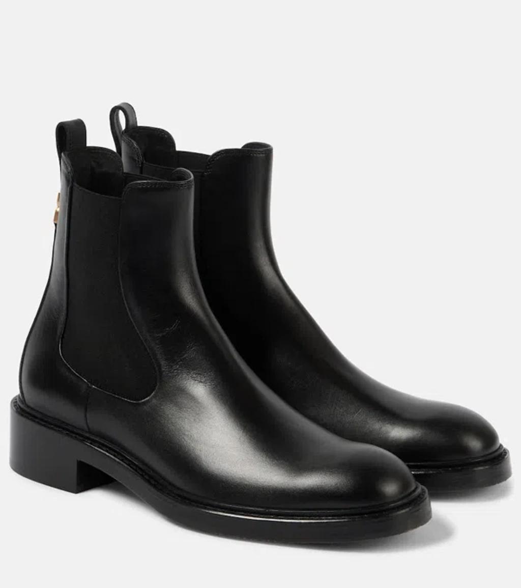 CHLOÉ Marcie Leather Chelsea Boots In Black Product Image