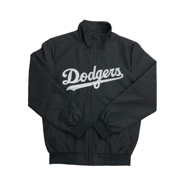 Los Angeles Dodgers Zipper Windbreaker - Black Male Product Image