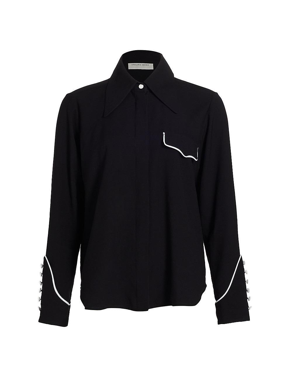 Womens Bruna Twill Piped Shirt product image