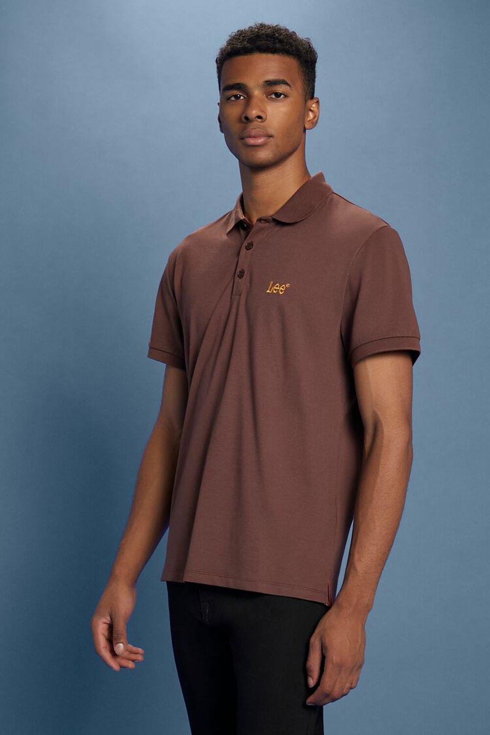 Lee Embroidered Polo Shirt | Forever 21 Product Image