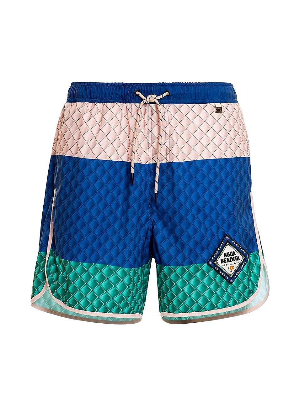 Mens Returning To The Roots Liam Tile Swim Trunks Product Image