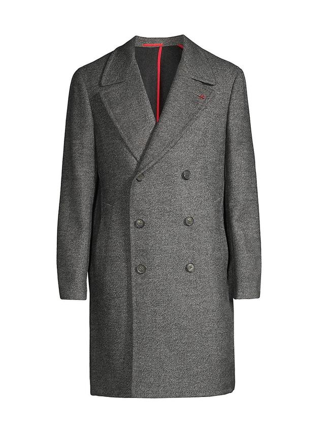 Mens Marshall Wool Double-Breasted Overcoat Product Image