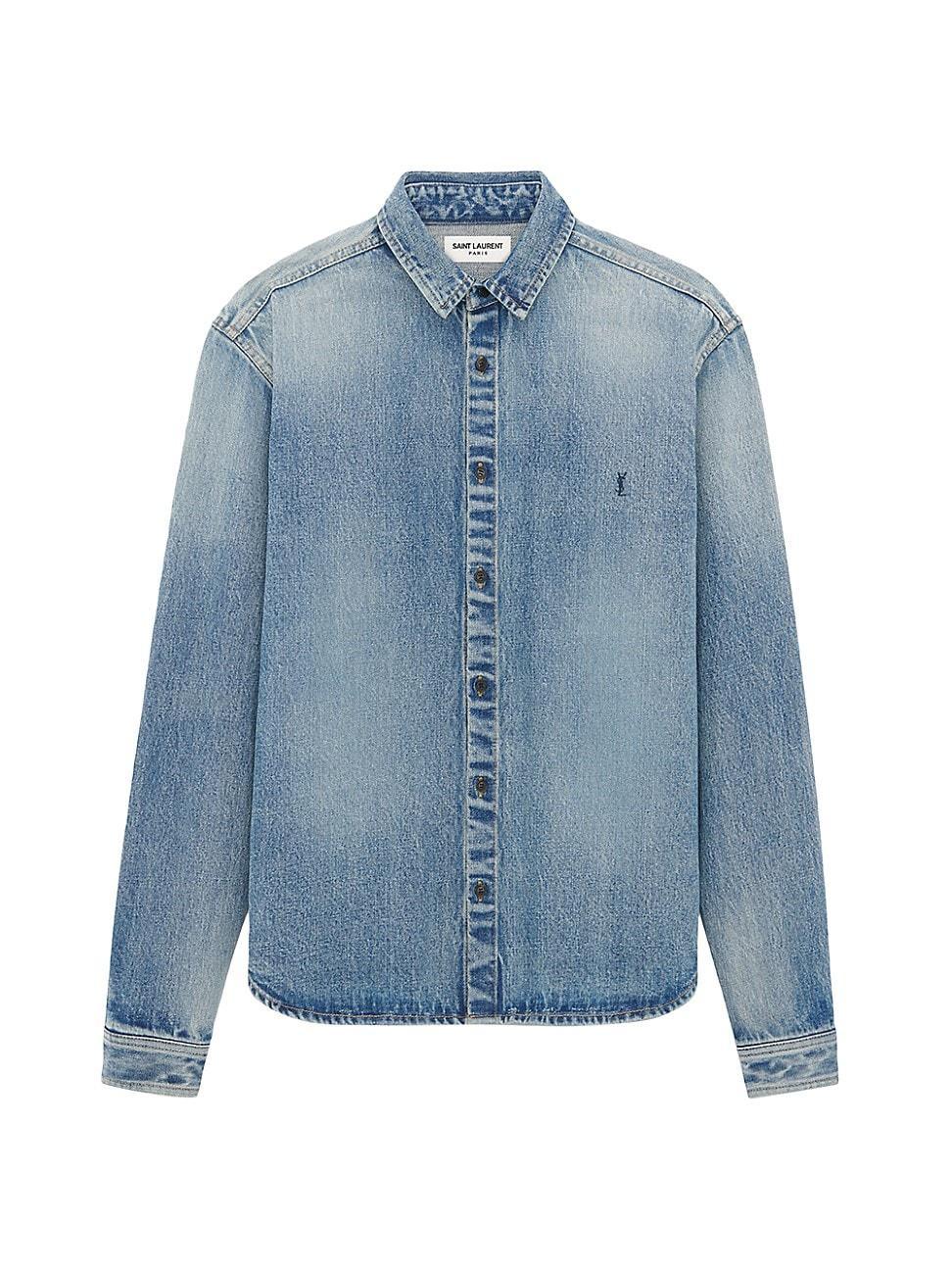 Mens Cassandre Shirt in Trouville Beach Denim Product Image