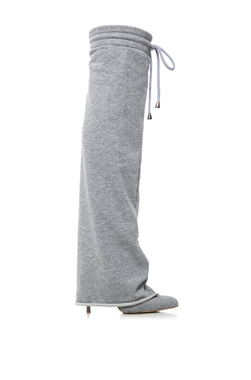 CARIO GREY SWEATPANT BOOT Product Image