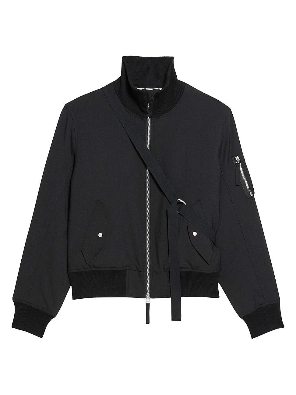 Mens Seatbelt Bomber Jacket Product Image