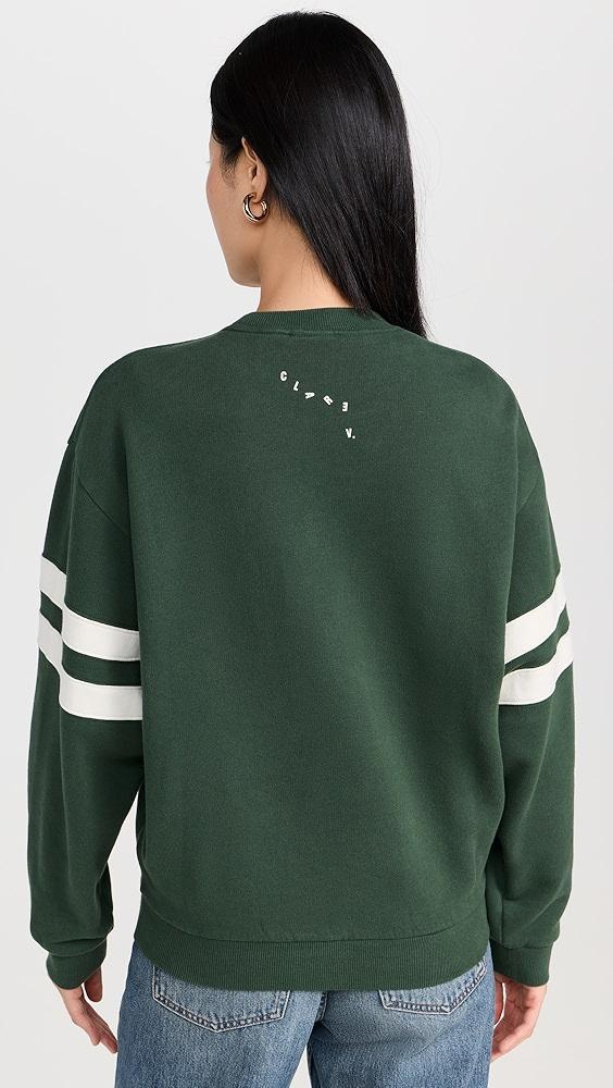 Clare V. Oversized Varsity Sweatshirt | Shopbop Product Image