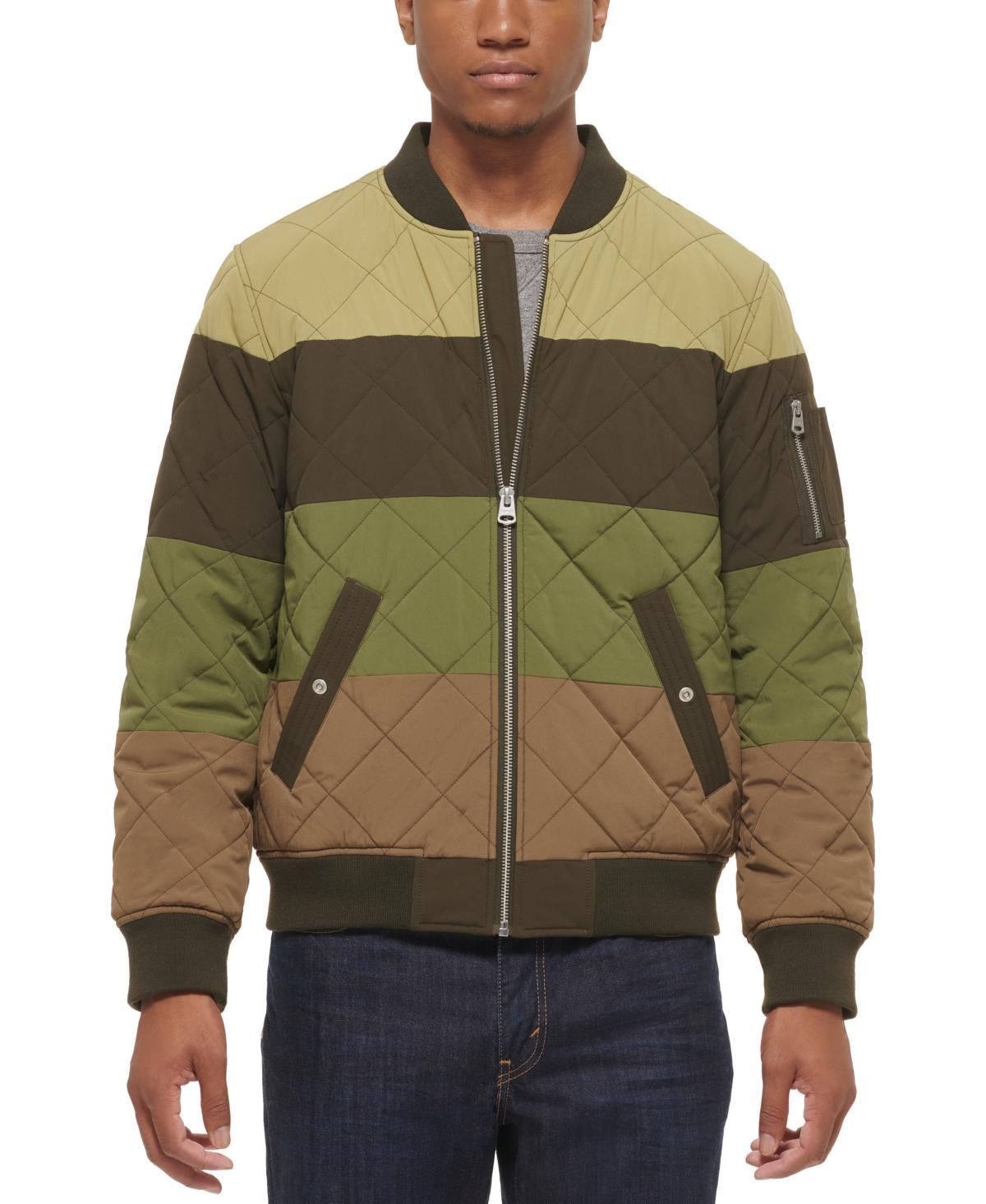 Mens Levis Diamond Quilted Bomber Jacket Product Image