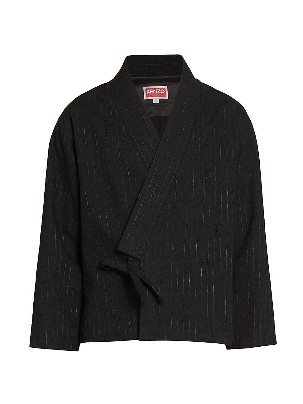 Mens Striped Kimono Jacket Product Image