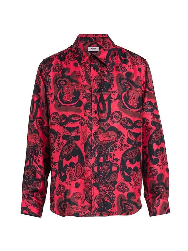 Mens Classic Silk Shirt Product Image