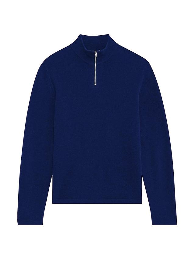 Theory Geder Quarter Zip Wool Sweater Product Image