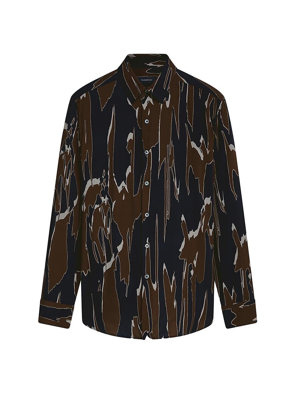 Bugatchi Julian Trim Fit Button-Up Shirt Product Image