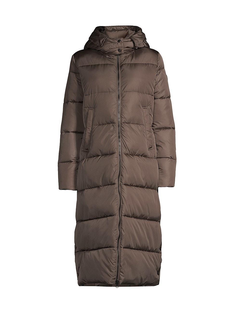 Womens Colette Quilted Long Coat Product Image