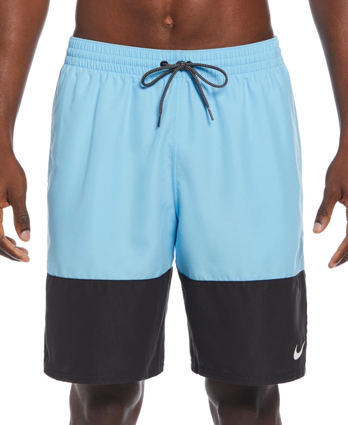 Nike Mens Split Colorblocked 9 Swim Trunks Product Image