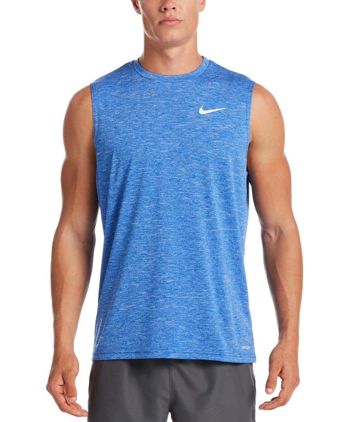 Nike Mens Big & Tall Mens Dri-fit Upf 40+ Heathered Sleeveless Rash Guard Product Image