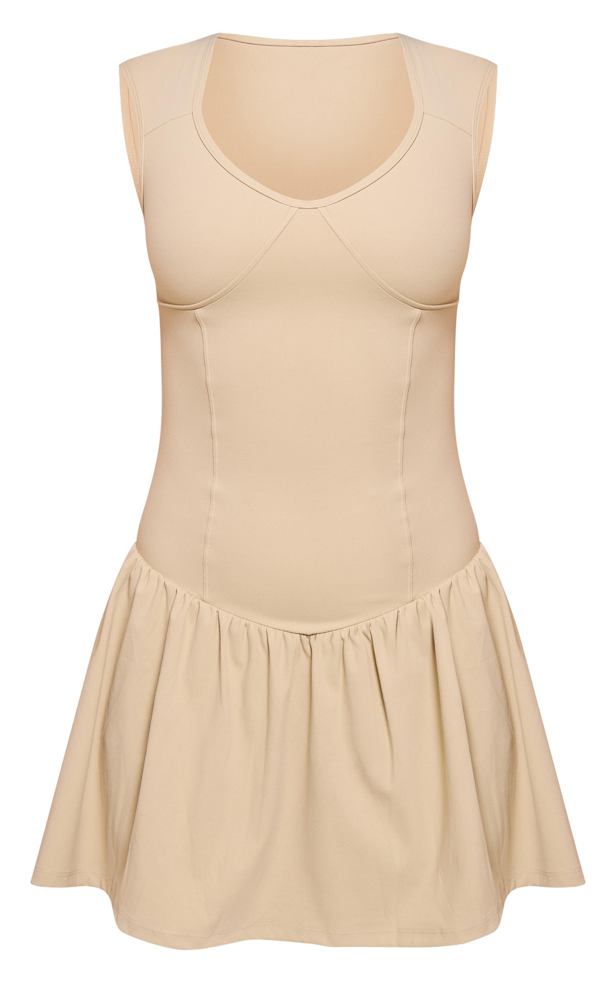 Petite Pebble Snatched Sculpt Sleeveless Mini Dress Product Image