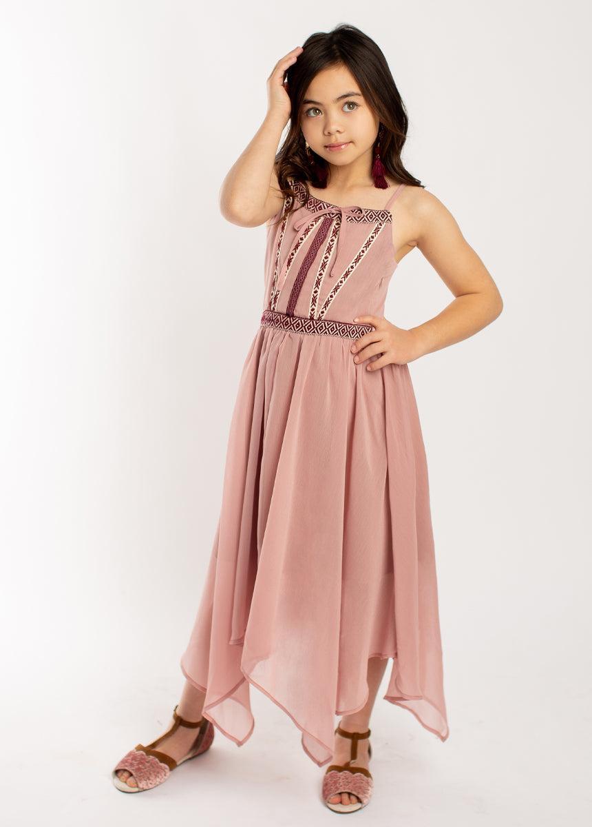 Darvina Dress in Nude Pink Product Image