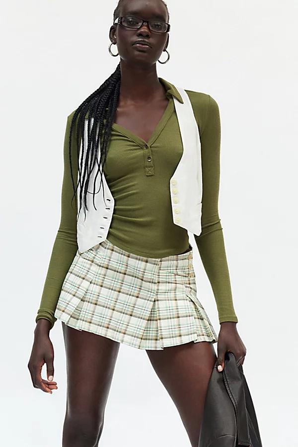 BDG Jesse Low Rise Pleated Mini Skirt Womens at Urban Outfitters Product Image