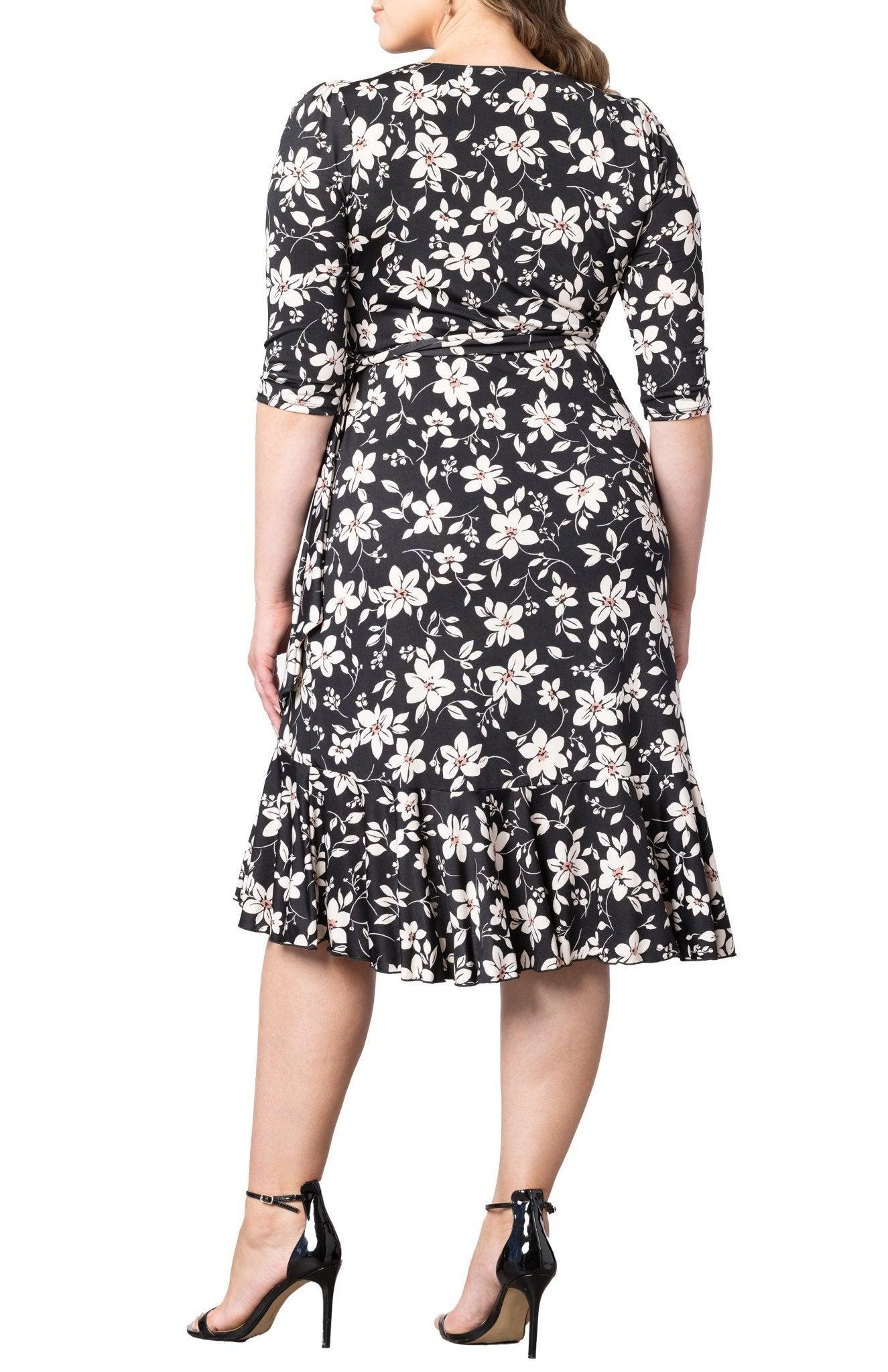 Flirty Flounce Wrap Dress - Plus Product Image