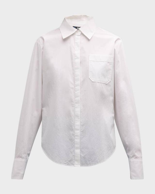 Christa Classic Button-Front Shirt Product Image