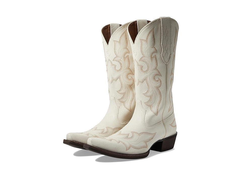 Ariat Jennings StretchFit Western Boot (Distressed Ivory) Women's Shoes Product Image