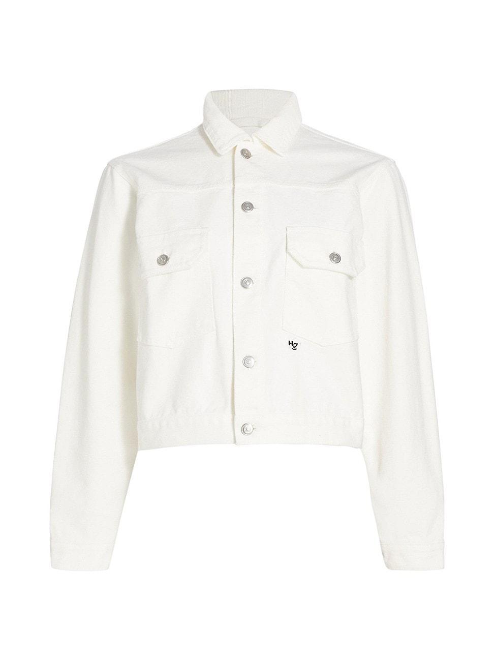 Womens Washed Canvas Work-Wear Jacket Product Image