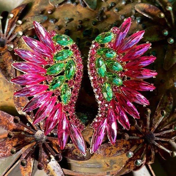 Watermelon Crawl Wings Earrings Product Image