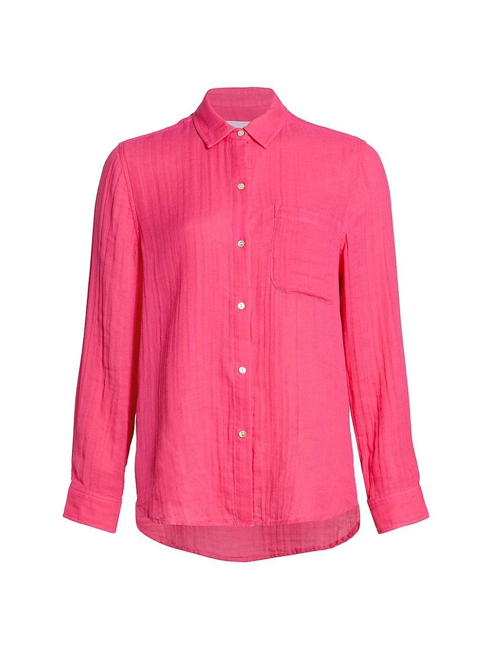 Rails Ellis Cotton Gauze Button-Up Shirt Product Image