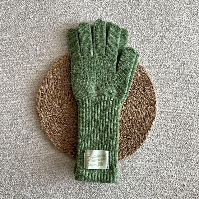 Plain Knit Gloves Product Image